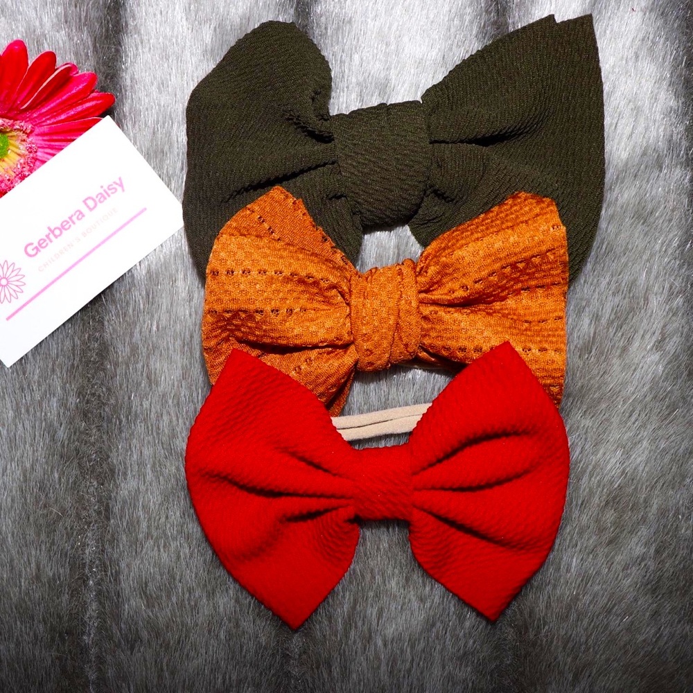 Bow Headband Set
